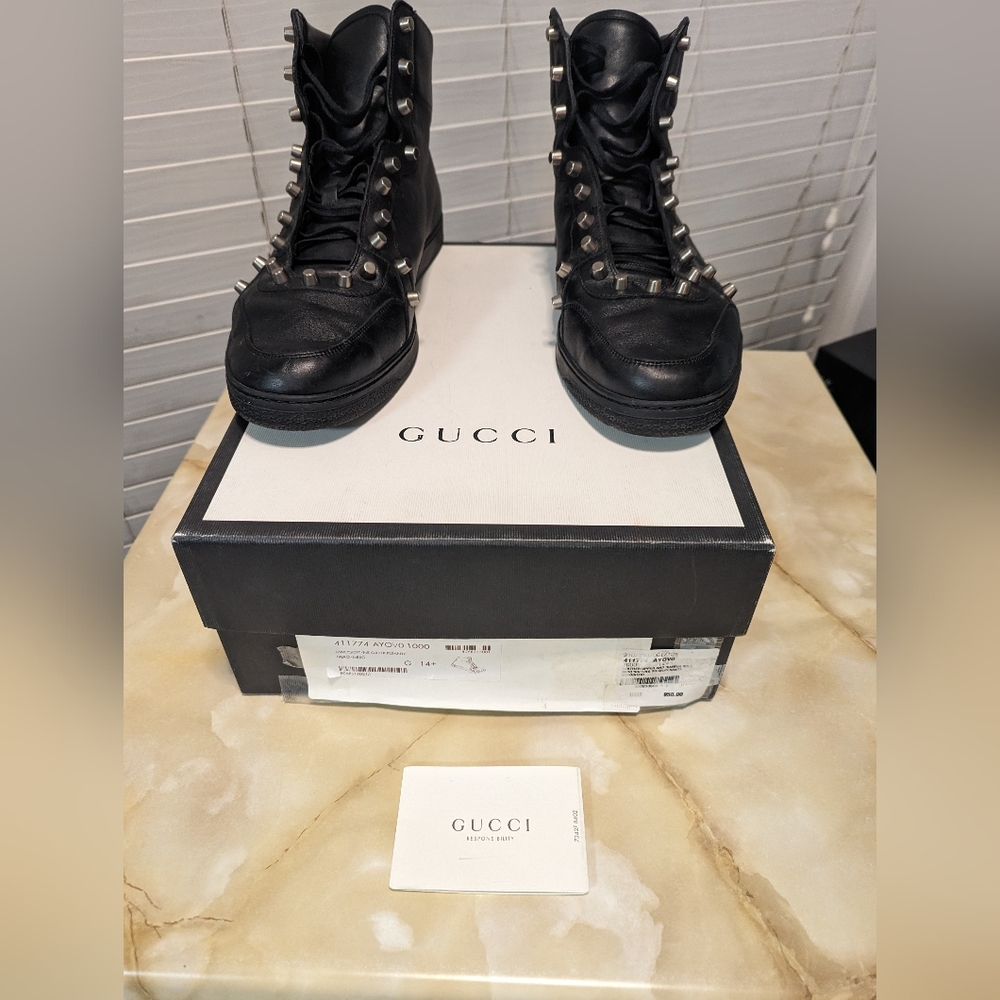 Gucci Mirosoft Pesante Studded Sneakers